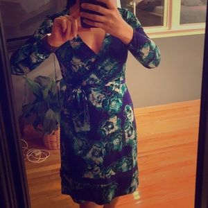 Simply Vera Beautiful Blues wrap dress XS